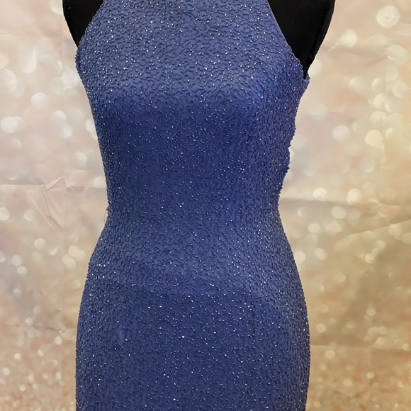 Jump Dresses Jump Apparel Co 34 Blue Beaded Ball Gown Dress With